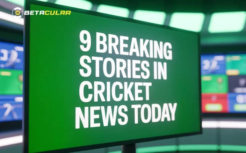 cricket news today